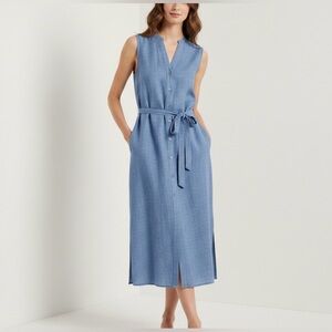 Banana Republic| Linen Midi Shirt Dress. 6